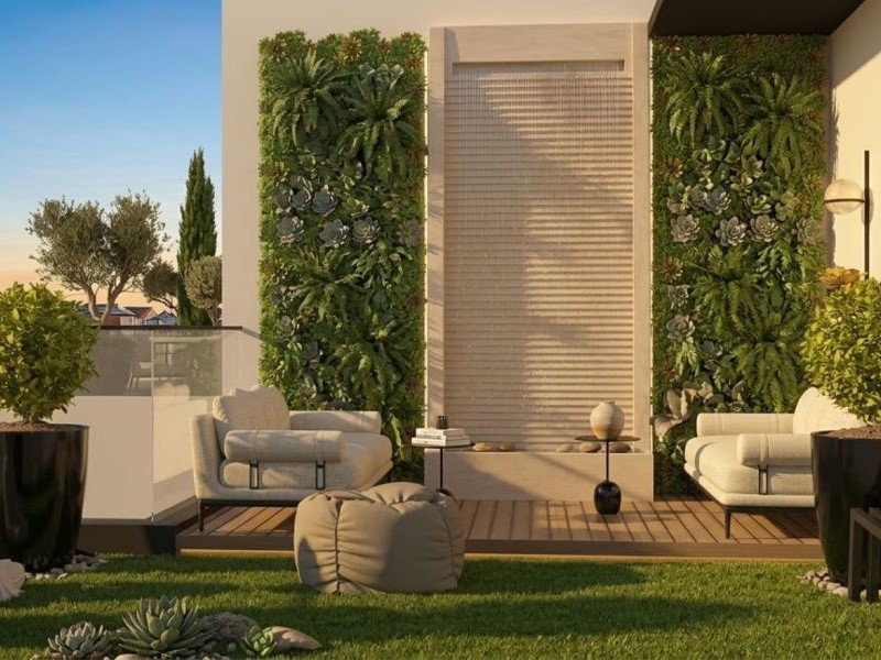 Landscape and outdoor living design by Theme Livinng Interiors